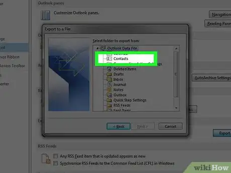 Imagen titulada Export Contacts from Outlook 2010 Step 8