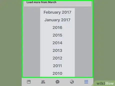 Imagen titulada Jump to a Year on Facebook Step 4