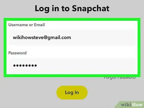 Imagen titulada Unlock Your Snapchat Account Step 3