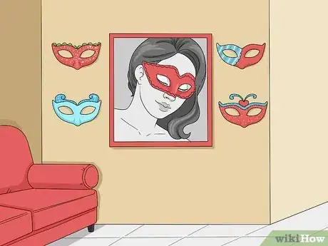 Imagen titulada Arrange Masks on a Wall Step 4