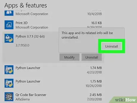 Imagen titulada Uninstall Python Step 7
