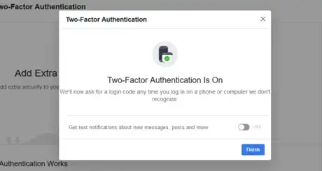 Imagen titulada Facebook Finish two step verification text message.png