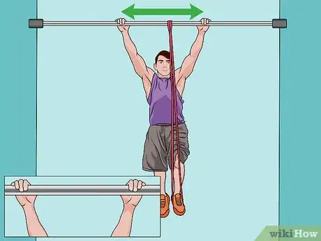 Imagen titulada Perform Assisted Pull Ups Step 3