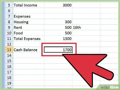 Imagen titulada Create a Budget Spreadsheet Step 12