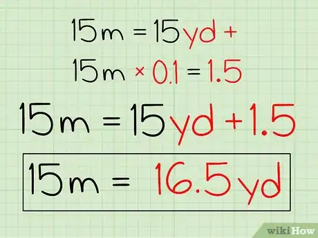 Imagen titulada Convert Meters to Yards Step 9