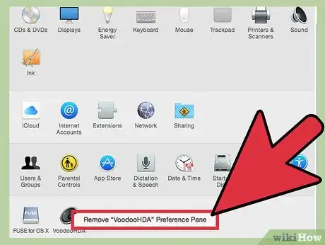 Imagen titulada Remove an Item from System Preferences on a Mac Step 3