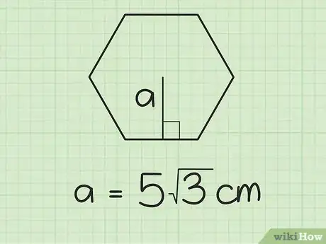 Imagen titulada Calculate the Area of a Hexagon Step 6