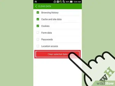 Imagen titulada Clear Your Browser's Cache on an Android Step 27