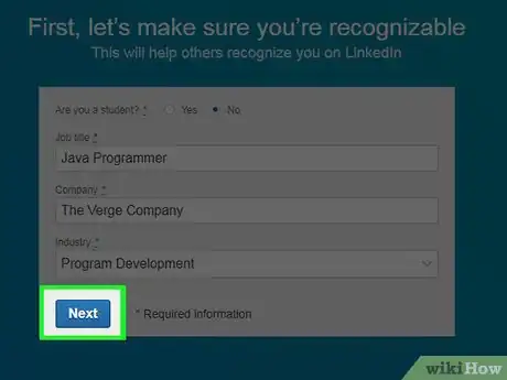 Imagen titulada Create a LinkedIn Account Step 10
