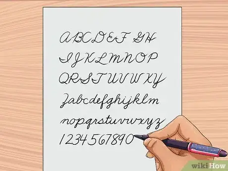 Imagen titulada Develop Your Own Handwriting Style Step 7