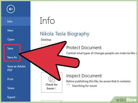 Imagen titulada Save a Microsoft Word Document Step 10