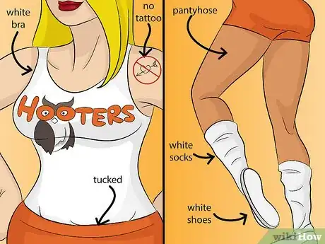 Imagen titulada Become a Hooters Girl Step 5