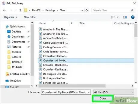 Imagen titulada Add MP3 to iTunes Step 14