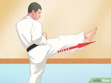 Imagen titulada Perform a Taekwondo Front Kick Step 10