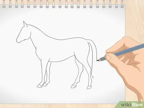 Imagen titulada Draw a Simple Horse Step 12