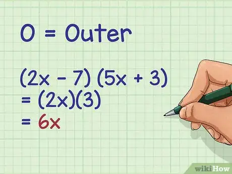 Imagen titulada Multiply Binomials Using the FOIL Method Step 5