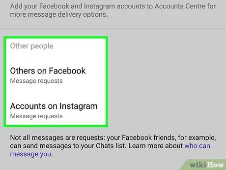 Imagen titulada Control Who Can Send You Messages on Facebook Step 5