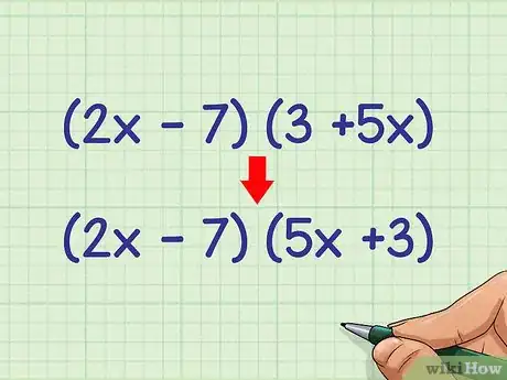 Imagen titulada Multiply Binomials Using the FOIL Method Step 3