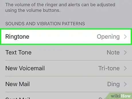 Imagen titulada Set Ringtones on an iPhone Step 3