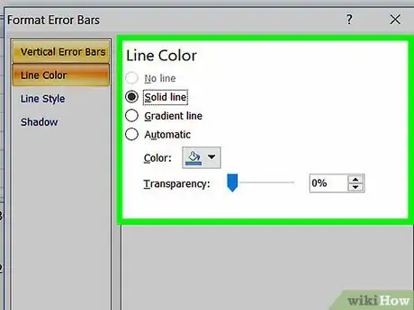 Imagen titulada Add Error Bars in Excel on PC or Mac Step 15