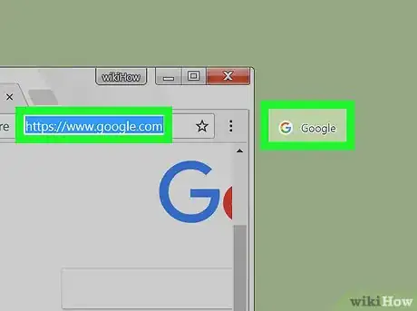 Imagen titulada Add a Google Shortcut on Your Desktop Step 5