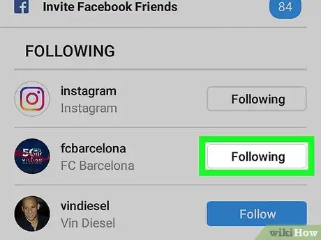 Imagen titulada Unfollow Everyone on Instagram Step 6