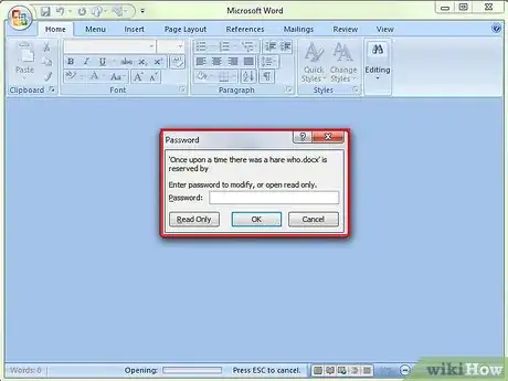 Imagen titulada Remove Passwords from Microsoft Word 2007 Step 8