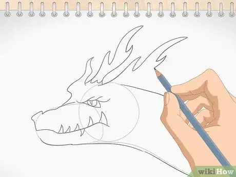 Imagen titulada Draw a Dragon Head Step 15