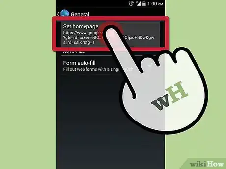 Imagen titulada Set the Android Browser Home Page Step 5