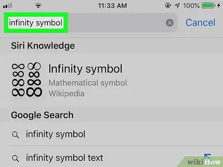 Imagen titulada Make the Infinity Symbol on an iPhone Step 9