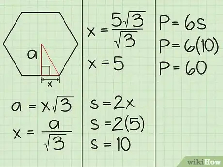 Imagen titulada Calculate the Area of a Hexagon Step 7