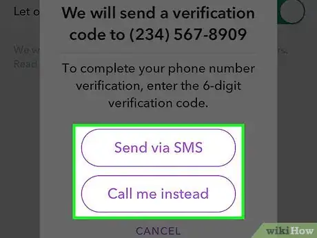 Imagen titulada Change Your Phone Number in Snapchat Step 8