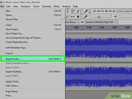 Imagen titulada Remove Background Noise in Audacity Step 13