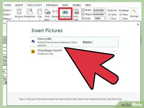 Imagen titulada Add Images in Excel Step 3