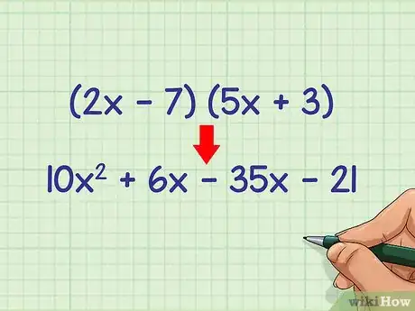 Imagen titulada Multiply Binomials Using the FOIL Method Step 8