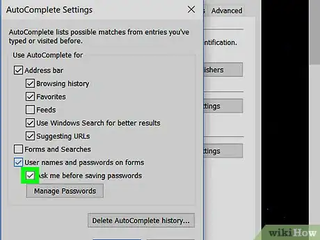 Imagen titulada Save Passwords in Internet Explorer Step 7