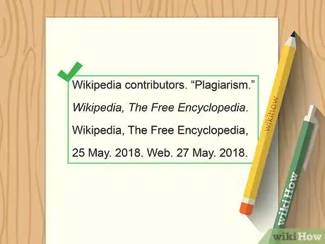 Imagen titulada Cite a Wikipedia Article in MLA Format Step 14