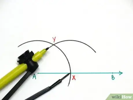 Imagen titulada Construct a 30 Degrees Angle Using Compass and Straightedge Step 3