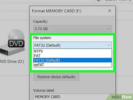 Imagen titulada Format a Memory Card Step 10