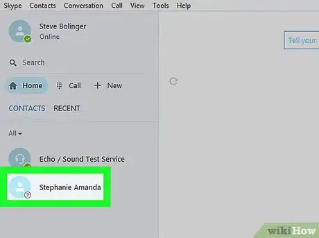 Imagen titulada Know if Someone Blocked You on Skype Step 3