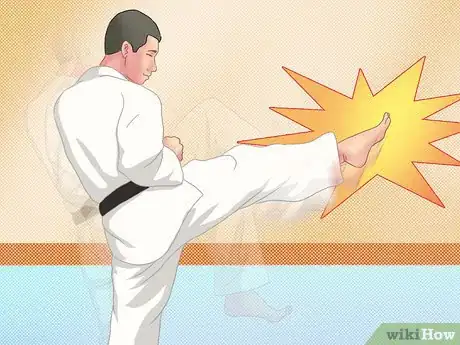 Imagen titulada Perform a Taekwondo Front Kick Step 12