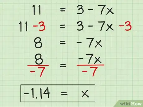 Imagen titulada Solve Two Step Algebraic Equations Step 10