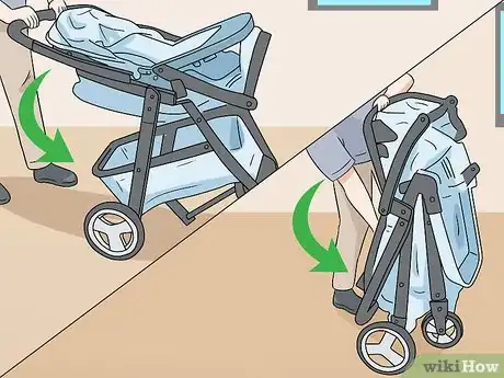 Imagen titulada Fold a Graco Stroller Step 4