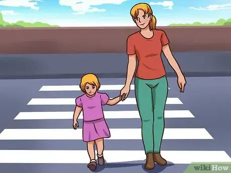 Imagen titulada Teach Children Basic Street Safety when Walking Step 2