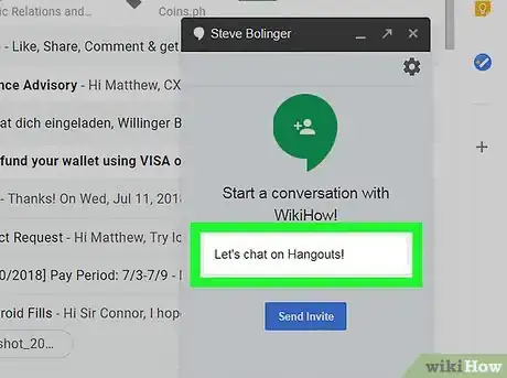 Imagen titulada Chat in Gmail Step 5