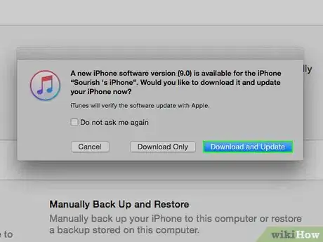 Imagen titulada Update iOS Without WiFi Step 5