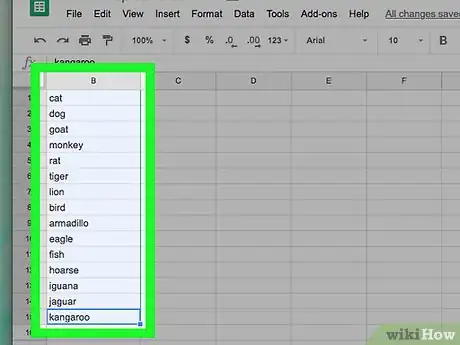 Imagen titulada Alphabetize in Google Docs Step 15