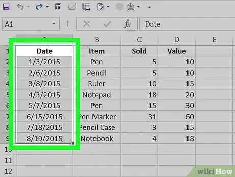 Imagen titulada Split a Cell in Excel on PC or Mac Step 4