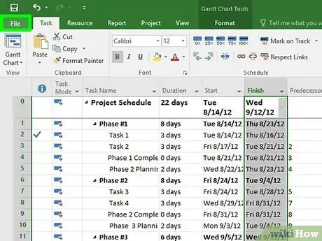 Imagen titulada Print a Gantt Chart in Microsoft Project Step 7