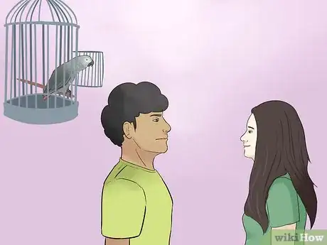 Imagen titulada Socialize an African Grey Parrot Step 13